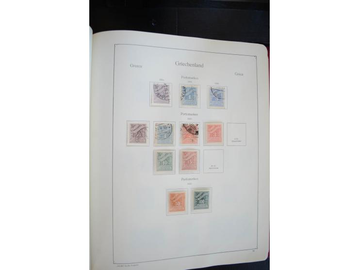 1861/2010, postfrische, ungebrauchte und gestempelte Sammlung mit u.a. 120 Großen Hermesköpfen, dabei Aufdruck- und Plattenfe
