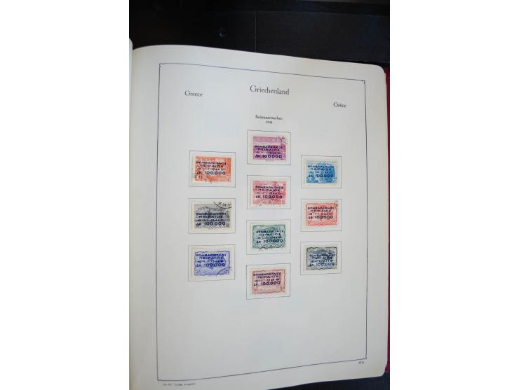 1861/2010, postfrische, ungebrauchte und gestempelte Sammlung mit u.a. 120 Großen Hermesköpfen, dabei Aufdruck- und Plattenfe