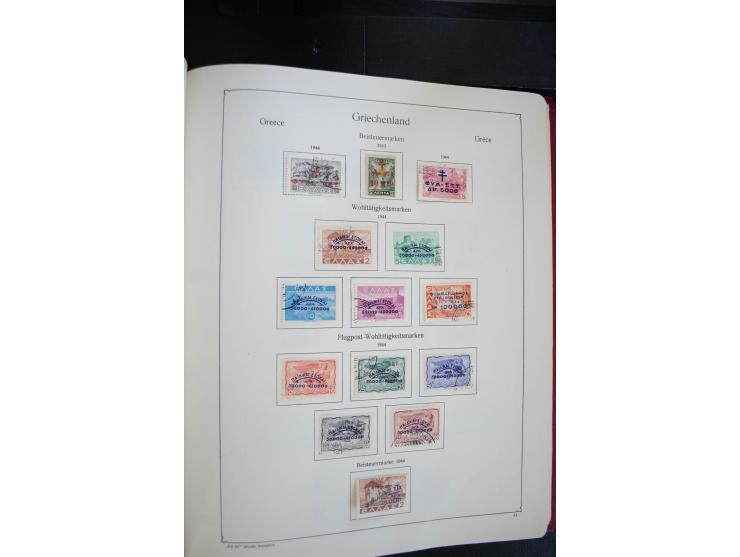1861/2010, postfrische, ungebrauchte und gestempelte Sammlung mit u.a. 120 Großen Hermesköpfen, dabei Aufdruck- und Plattenfe