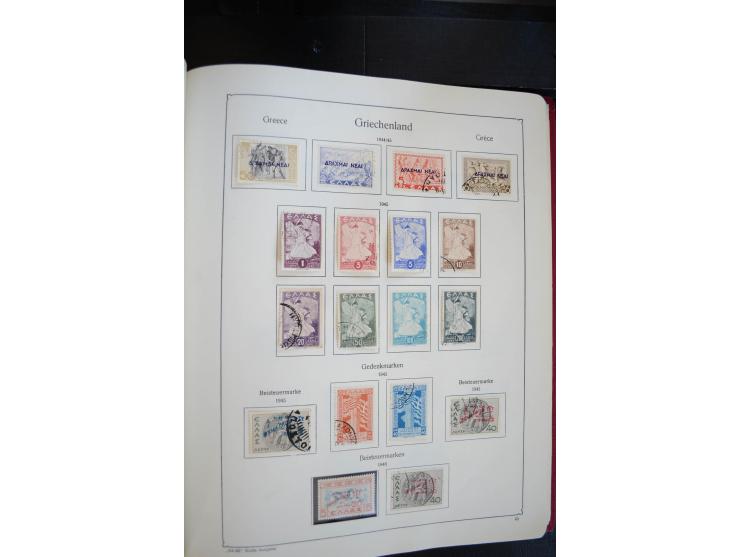 1861/2010, postfrische, ungebrauchte und gestempelte Sammlung mit u.a. 120 Großen Hermesköpfen, dabei Aufdruck- und Plattenfe