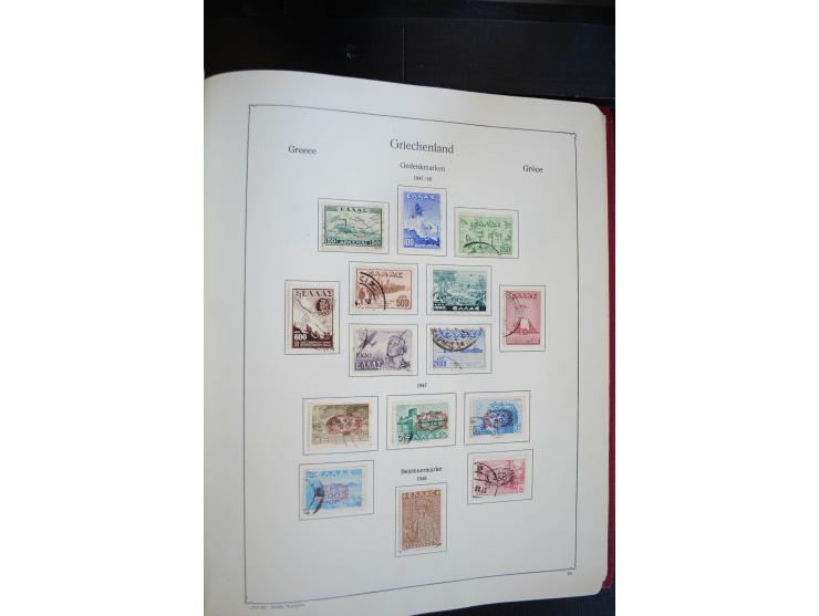 1861/2010, postfrische, ungebrauchte und gestempelte Sammlung mit u.a. 120 Großen Hermesköpfen, dabei Aufdruck- und Plattenfe
