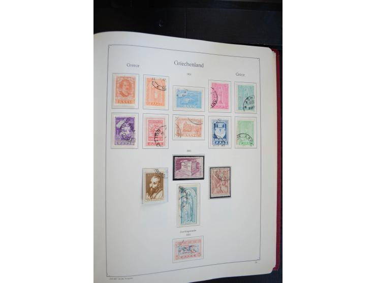 1861/2010, postfrische, ungebrauchte und gestempelte Sammlung mit u.a. 120 Großen Hermesköpfen, dabei Aufdruck- und Plattenfe