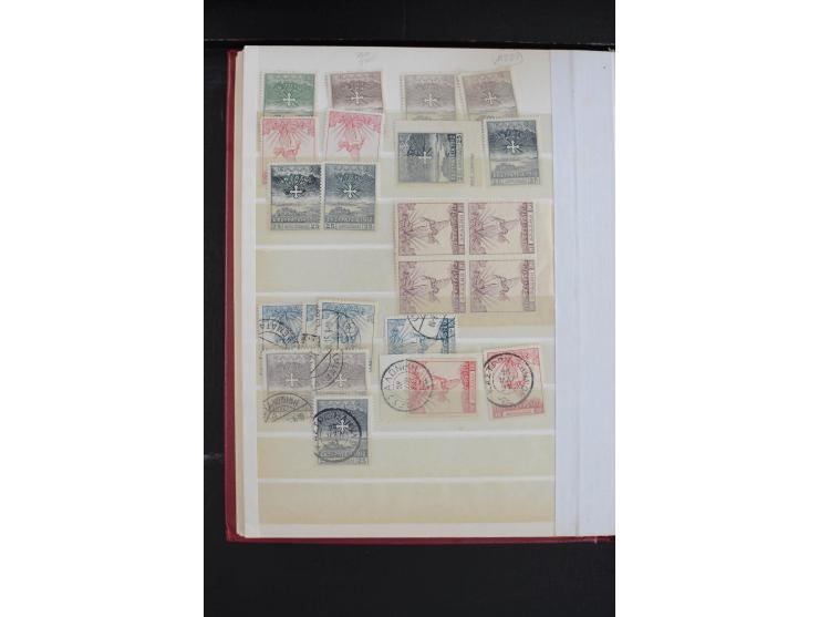 1896/1936, schöne ungebrauchte/postfrische und gestempelte Partie mit vielen guten Ausgaben, dabei Mi.-Nr. 96-107(2), 118-22(