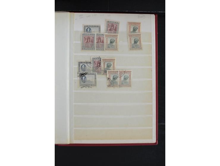 1896/1936, schöne ungebrauchte/postfrische und gestempelte Partie mit vielen guten Ausgaben, dabei Mi.-Nr. 96-107(2), 118-22(