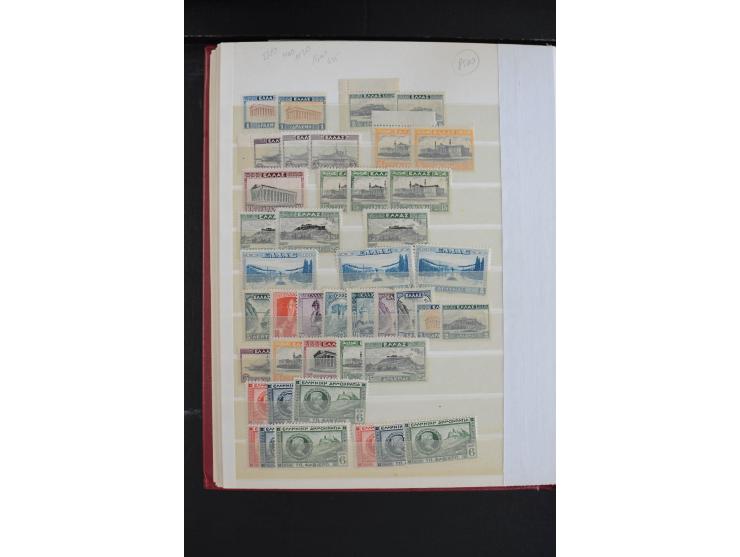 1896/1936, schöne ungebrauchte/postfrische und gestempelte Partie mit vielen guten Ausgaben, dabei Mi.-Nr. 96-107(2), 118-22(