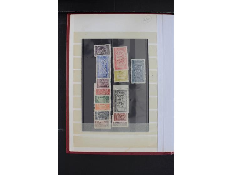 1896/1936, schöne ungebrauchte/postfrische und gestempelte Partie mit vielen guten Ausgaben, dabei Mi.-Nr. 96-107(2), 118-22(