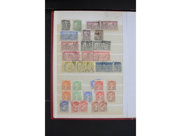 1896/1936, schöne ungebrauchte/postfrische und gestempelte Partie mit vielen guten Ausgaben, dabei Mi.-Nr. 96-107(2), 118-22(