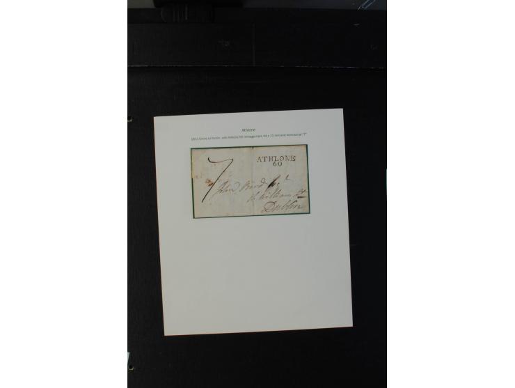 1712/1830 (ca.), aufgezogene Sammlung von rund 61 Briefen in sehr schöner Erhaltung, dabei Bishop Marks sowie viele 'Provinci