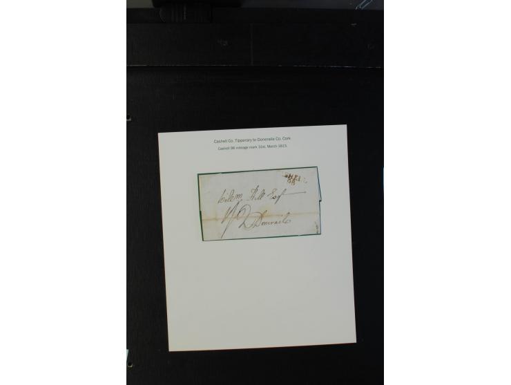 1712/1830 (ca.), aufgezogene Sammlung von rund 61 Briefen in sehr schöner Erhaltung, dabei Bishop Marks sowie viele 'Provinci