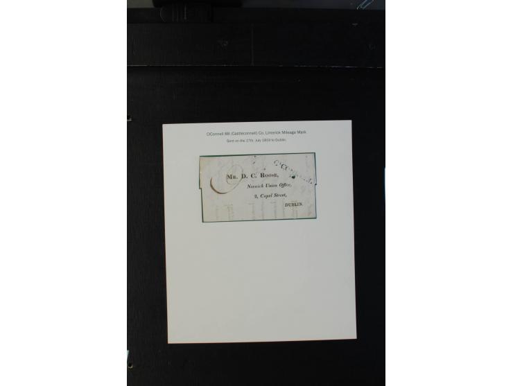 1712/1830 (ca.), aufgezogene Sammlung von rund 61 Briefen in sehr schöner Erhaltung, dabei Bishop Marks sowie viele 'Provinci