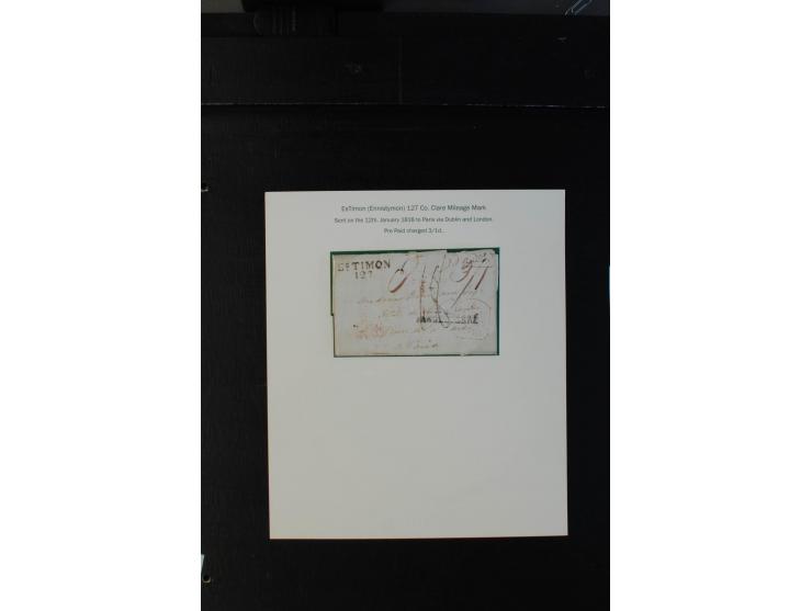 1712/1830 (ca.), aufgezogene Sammlung von rund 61 Briefen in sehr schöner Erhaltung, dabei Bishop Marks sowie viele 'Provinci