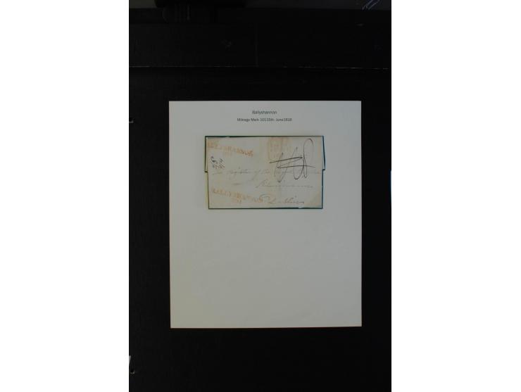 1712/1830 (ca.), aufgezogene Sammlung von rund 61 Briefen in sehr schöner Erhaltung, dabei Bishop Marks sowie viele 'Provinci