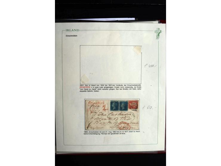1828/1980 (ca.), interessante Partie Briefe und Karten, dabei Belege der Postreform 1840, schöne frühe Frankaturen und besser