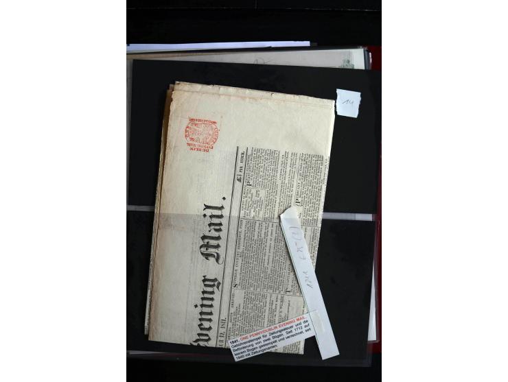 1828/1980 (ca.), interessante Partie Briefe und Karten, dabei Belege der Postreform 1840, schöne frühe Frankaturen und besser