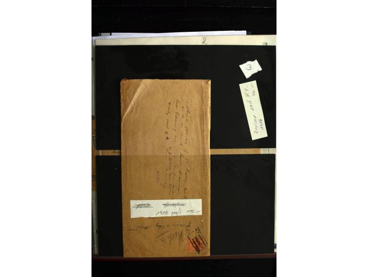 1828/1980 (ca.), interessante Partie Briefe und Karten, dabei Belege der Postreform 1840, schöne frühe Frankaturen und besser