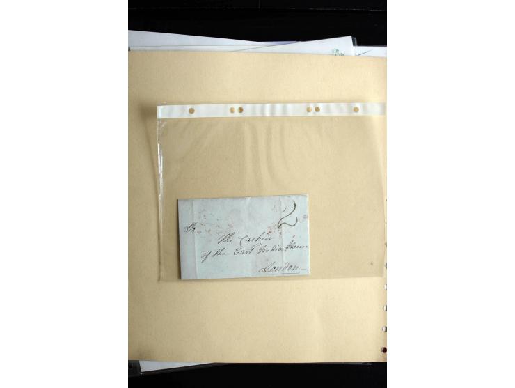 1828/1980 (ca.), interessante Partie Briefe und Karten, dabei Belege der Postreform 1840, schöne frühe Frankaturen und besser