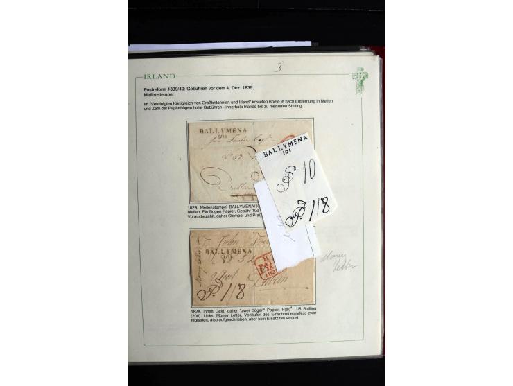 1828/1980 (ca.), interessante Partie Briefe und Karten, dabei Belege der Postreform 1840, schöne frühe Frankaturen und besser