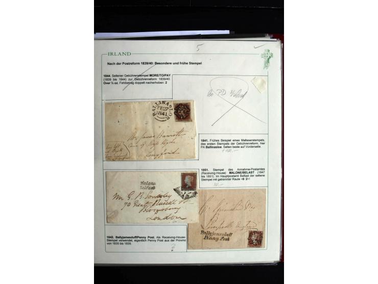 1828/1980 (ca.), interessante Partie Briefe und Karten, dabei Belege der Postreform 1840, schöne frühe Frankaturen und besser