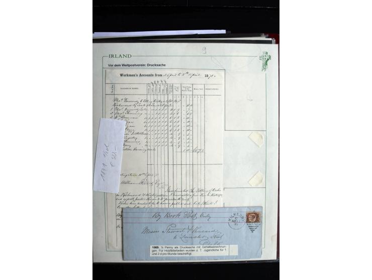 1828/1980 (ca.), interessante Partie Briefe und Karten, dabei Belege der Postreform 1840, schöne frühe Frankaturen und besser