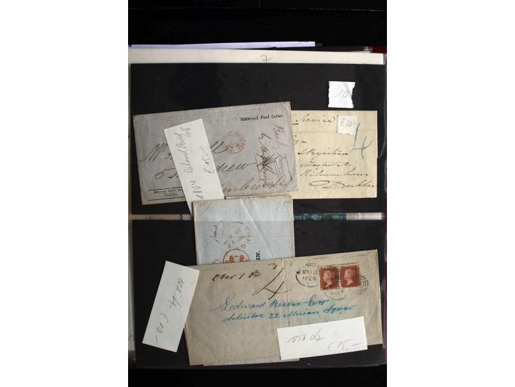 1828/1980 (ca.), interessante Partie Briefe und Karten, dabei Belege der Postreform 1840, schöne frühe Frankaturen und besser