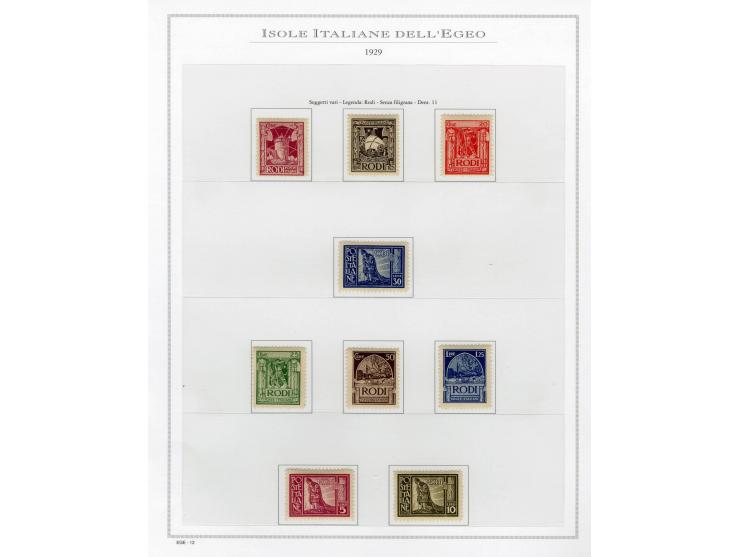 1863/38 (ca.), ungebrauchte Partie auf Albenblättern, dabei viele gute Werte, u.a. Italien Reklamemarken 92 R6-8, Ital. Somal