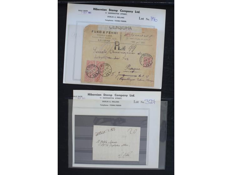1810/1960 (ca.), ca. 50 Briefe, Karten und Ganzsachen inkl. etwas Gebiete, dabei viele interessante Vorphila-Briefe, Altitali