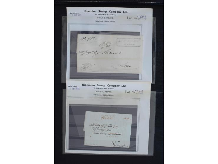 1810/1960 (ca.), ca. 50 Briefe, Karten und Ganzsachen inkl. etwas Gebiete, dabei viele interessante Vorphila-Briefe, Altitali