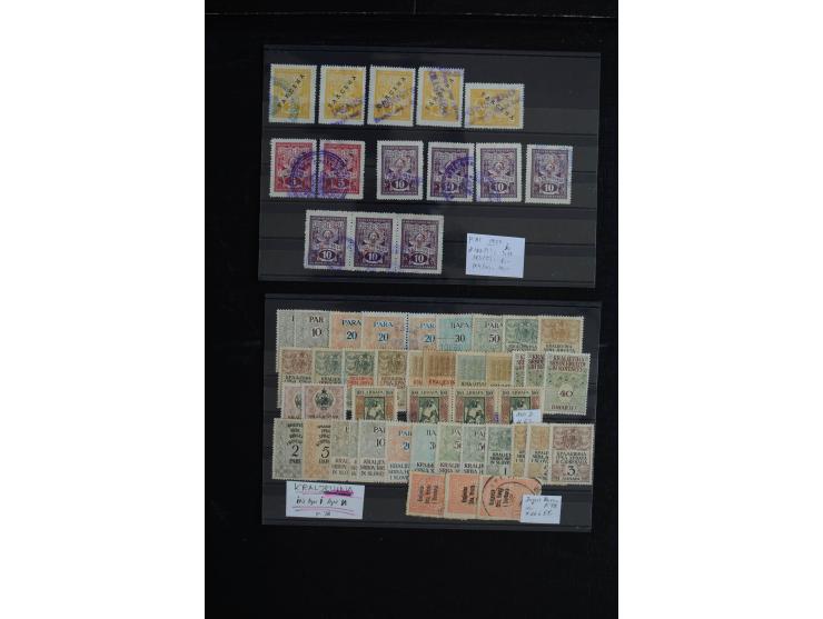 1854/1950, Fiskalmarken, umfangreiche ungebrauchte/postfrische und gestempelte Sammlung von über 1500 Werten ab KuK, dann Bos