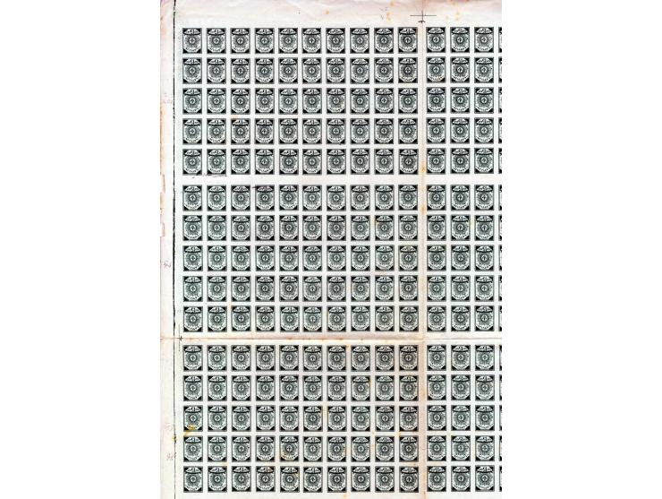 1919/33, kleine ungebrauchte/postfrische und gestempelte Partie, dabei Mi.-Nr. 1 im Bogen O17, Mi.-Nr. 94 im 18 Streifen mit 