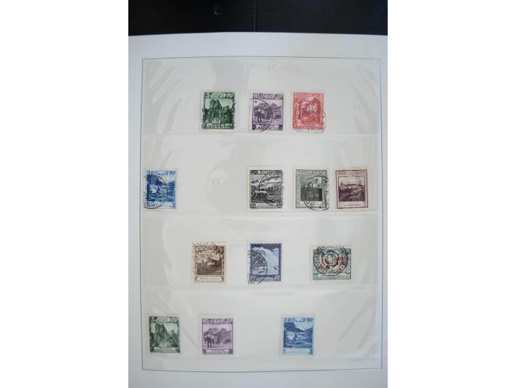 1912/2000, postfrische, ungebrauchte (teils Neugummi) und gestempelte Sammlung, teils in beiden Erhaltungen gesammelt mit u.a