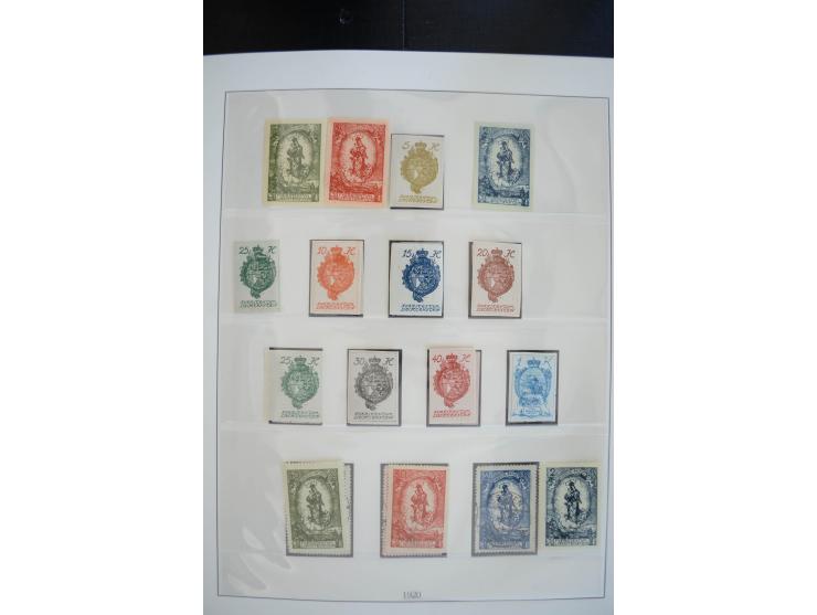 1912/2000, postfrische, ungebrauchte (teils Neugummi) und gestempelte Sammlung, teils in beiden Erhaltungen gesammelt mit u.a
