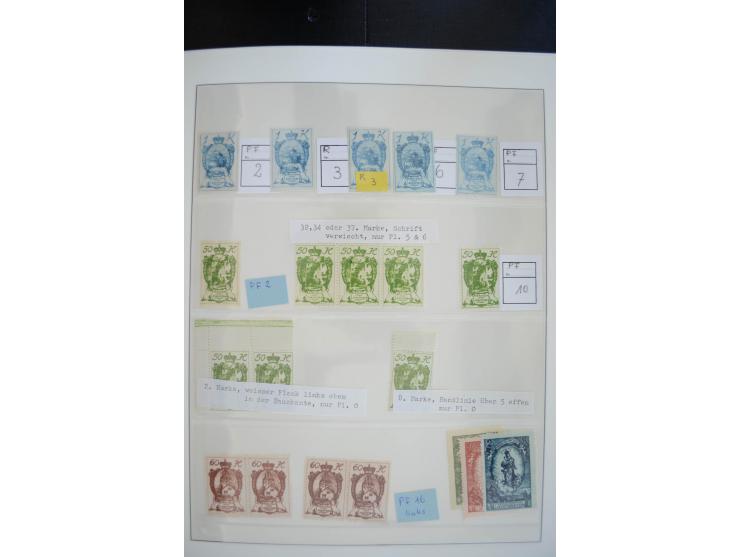 1912/2000, postfrische, ungebrauchte (teils Neugummi) und gestempelte Sammlung, teils in beiden Erhaltungen gesammelt mit u.a