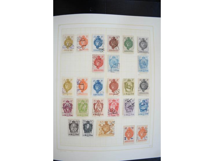 1912/2005, postfrische, ungebrauchte und gestempelte Sammlung, teils in beiden Erhaltungen gesammelt, mit u.a. Mi.-Nr. 94-107