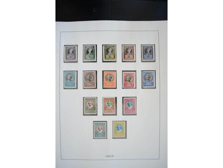1852/1976, postfrische und ungebrauchte Sammlung mit u.a. Mi.-Nr. 1 (2), 2 (3), 7, 8, 10, 11, 72 KLB, 121 KLB, 266-80 (ohne 2