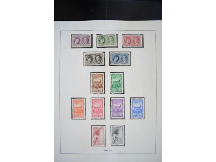 1852/1976, postfrische und ungebrauchte Sammlung mit u.a. Mi.-Nr. 1 (2), 2 (3), 7, 8, 10, 11, 72 KLB, 121 KLB, 266-80 (ohne 2