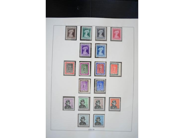 1852/1976, postfrische und ungebrauchte Sammlung mit u.a. Mi.-Nr. 1 (2), 2 (3), 7, 8, 10, 11, 72 KLB, 121 KLB, 266-80 (ohne 2