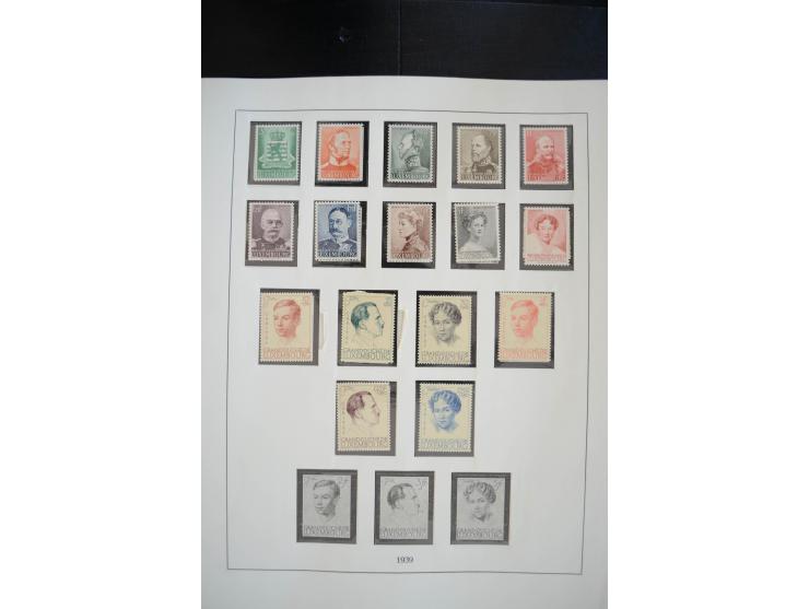 1852/1976, postfrische und ungebrauchte Sammlung mit u.a. Mi.-Nr. 1 (2), 2 (3), 7, 8, 10, 11, 72 KLB, 121 KLB, 266-80 (ohne 2