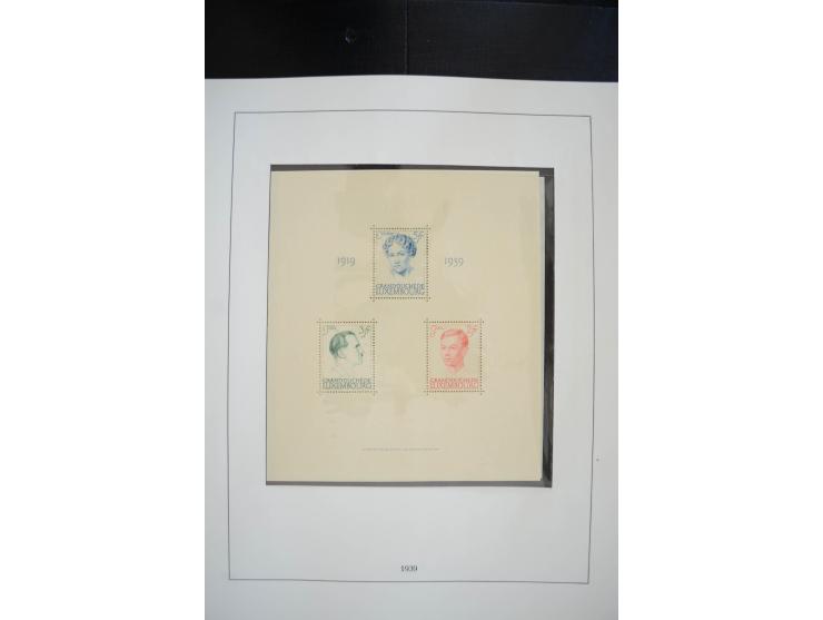 1852/1976, postfrische und ungebrauchte Sammlung mit u.a. Mi.-Nr. 1 (2), 2 (3), 7, 8, 10, 11, 72 KLB, 121 KLB, 266-80 (ohne 2