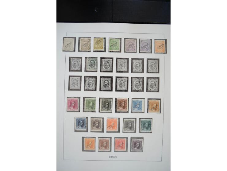 1852/1976, postfrische und ungebrauchte Sammlung mit u.a. Mi.-Nr. 1 (2), 2 (3), 7, 8, 10, 11, 72 KLB, 121 KLB, 266-80 (ohne 2