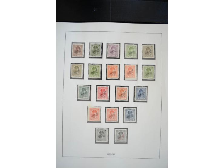 1852/1976, postfrische und ungebrauchte Sammlung mit u.a. Mi.-Nr. 1 (2), 2 (3), 7, 8, 10, 11, 72 KLB, 121 KLB, 266-80 (ohne 2