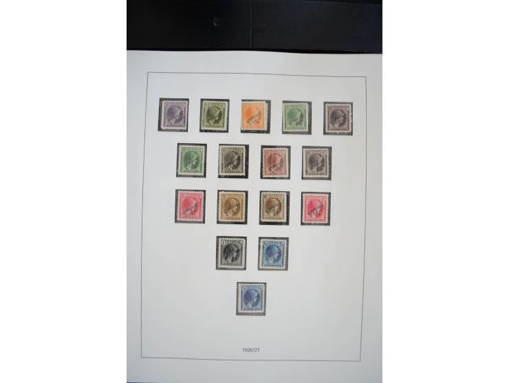1852/1976, postfrische und ungebrauchte Sammlung mit u.a. Mi.-Nr. 1 (2), 2 (3), 7, 8, 10, 11, 72 KLB, 121 KLB, 266-80 (ohne 2