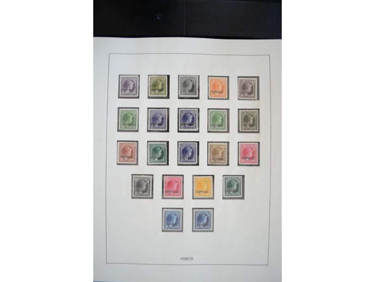 1852/1976, postfrische und ungebrauchte Sammlung mit u.a. Mi.-Nr. 1 (2), 2 (3), 7, 8, 10, 11, 72 KLB, 121 KLB, 266-80 (ohne 2
