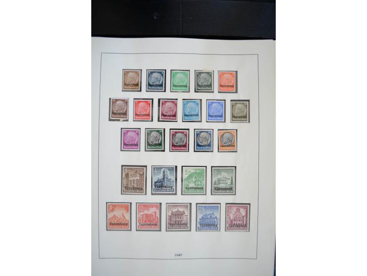 1852/1976, postfrische und ungebrauchte Sammlung mit u.a. Mi.-Nr. 1 (2), 2 (3), 7, 8, 10, 11, 72 KLB, 121 KLB, 266-80 (ohne 2