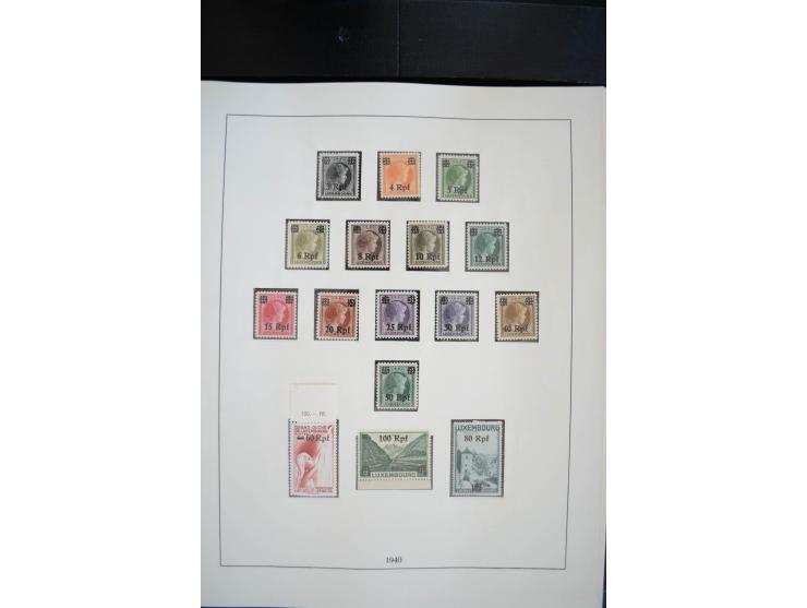 1852/1976, postfrische und ungebrauchte Sammlung mit u.a. Mi.-Nr. 1 (2), 2 (3), 7, 8, 10, 11, 72 KLB, 121 KLB, 266-80 (ohne 2