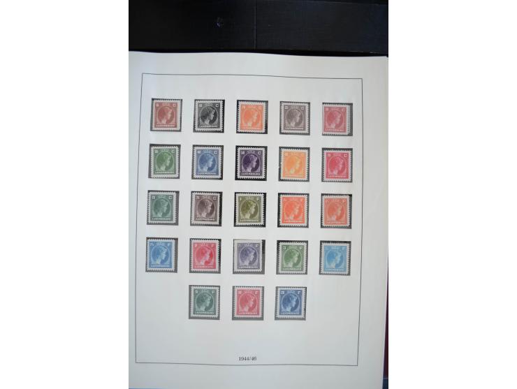 1852/1976, postfrische und ungebrauchte Sammlung mit u.a. Mi.-Nr. 1 (2), 2 (3), 7, 8, 10, 11, 72 KLB, 121 KLB, 266-80 (ohne 2