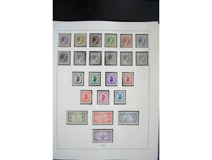 1852/1976, postfrische und ungebrauchte Sammlung mit u.a. Mi.-Nr. 1 (2), 2 (3), 7, 8, 10, 11, 72 KLB, 121 KLB, 266-80 (ohne 2