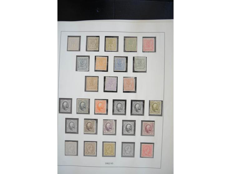 1852/1976, postfrische und ungebrauchte Sammlung mit u.a. Mi.-Nr. 1 (2), 2 (3), 7, 8, 10, 11, 72 KLB, 121 KLB, 266-80 (ohne 2