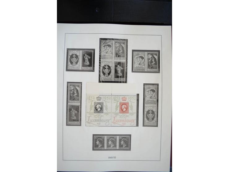 1852/1976, postfrische und ungebrauchte Sammlung mit u.a. Mi.-Nr. 1 (2), 2 (3), 7, 8, 10, 11, 72 KLB, 121 KLB, 266-80 (ohne 2