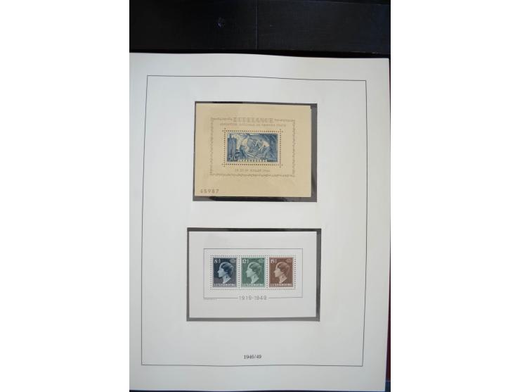 1852/1976, postfrische und ungebrauchte Sammlung mit u.a. Mi.-Nr. 1 (2), 2 (3), 7, 8, 10, 11, 72 KLB, 121 KLB, 266-80 (ohne 2