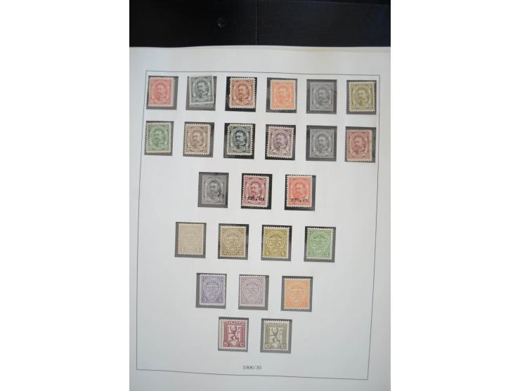 1852/1976, postfrische und ungebrauchte Sammlung mit u.a. Mi.-Nr. 1 (2), 2 (3), 7, 8, 10, 11, 72 KLB, 121 KLB, 266-80 (ohne 2